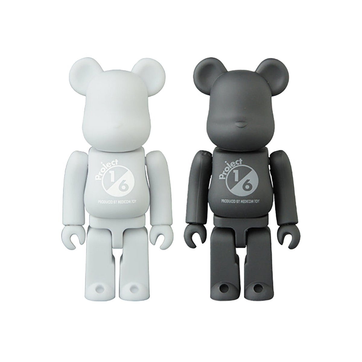 BE@RBRICK TONE ON TONE WHITE／BLACK