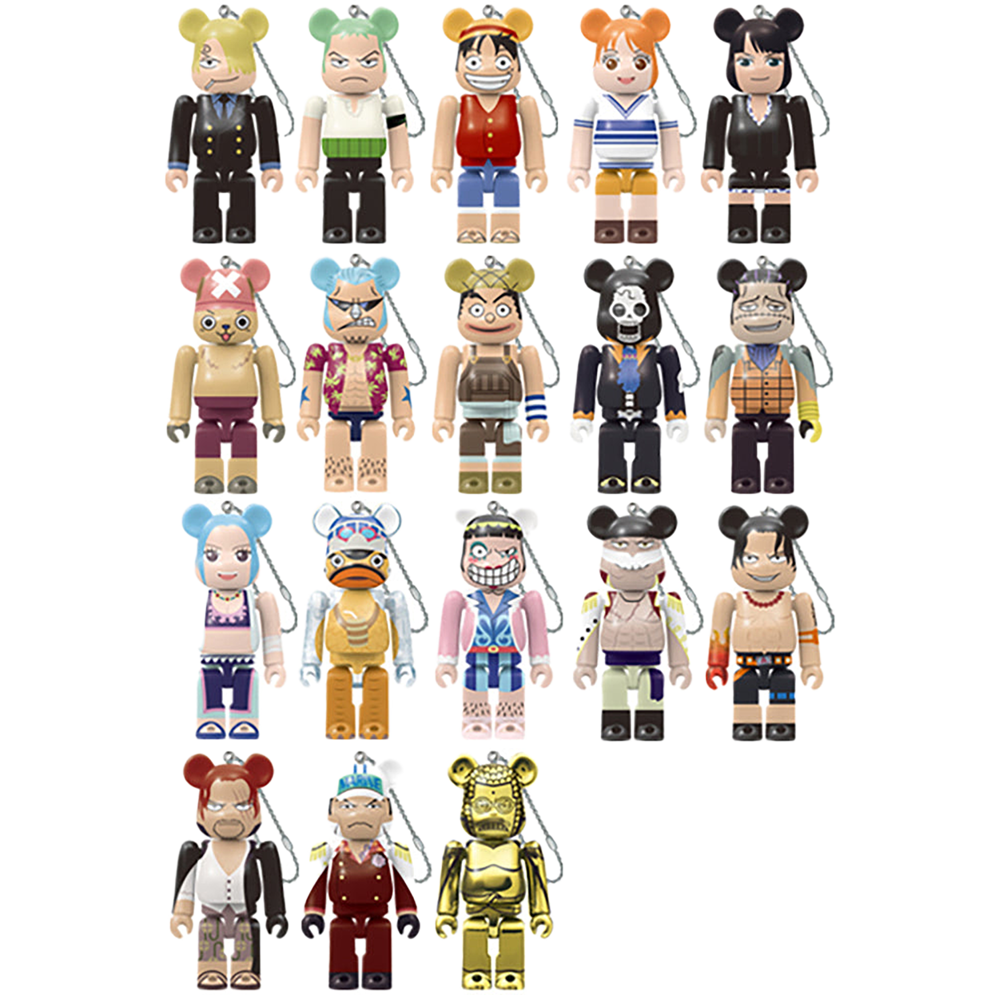 ワンピース20th BE@RBRICK（A／B／C-TYPE）