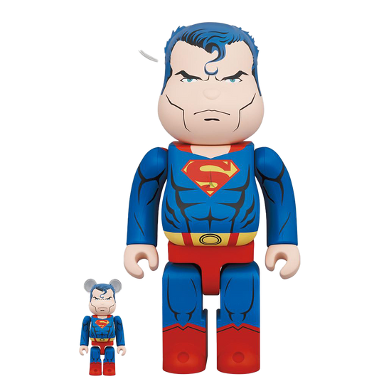 BE@RBRICK SUPERMAN (BATMAN: HUSH Ver.) 100% & 400%