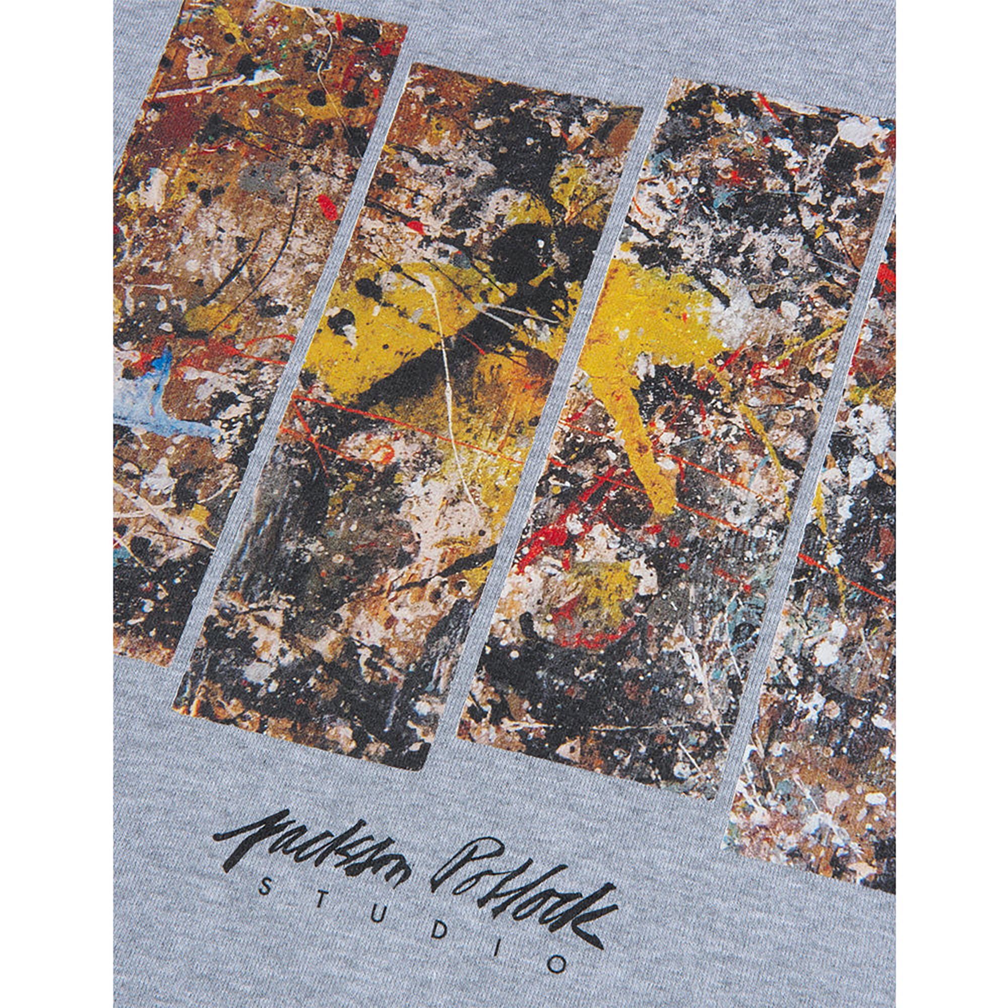 Jackson Pollock Studio CREWNECK SWEATSHIRT "Floor Boards 01"