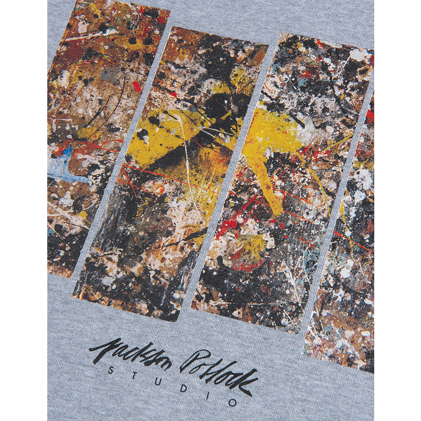 Jackson Pollock Studio CREWNECK SWEATSHIRT "Floor Boards 01"
