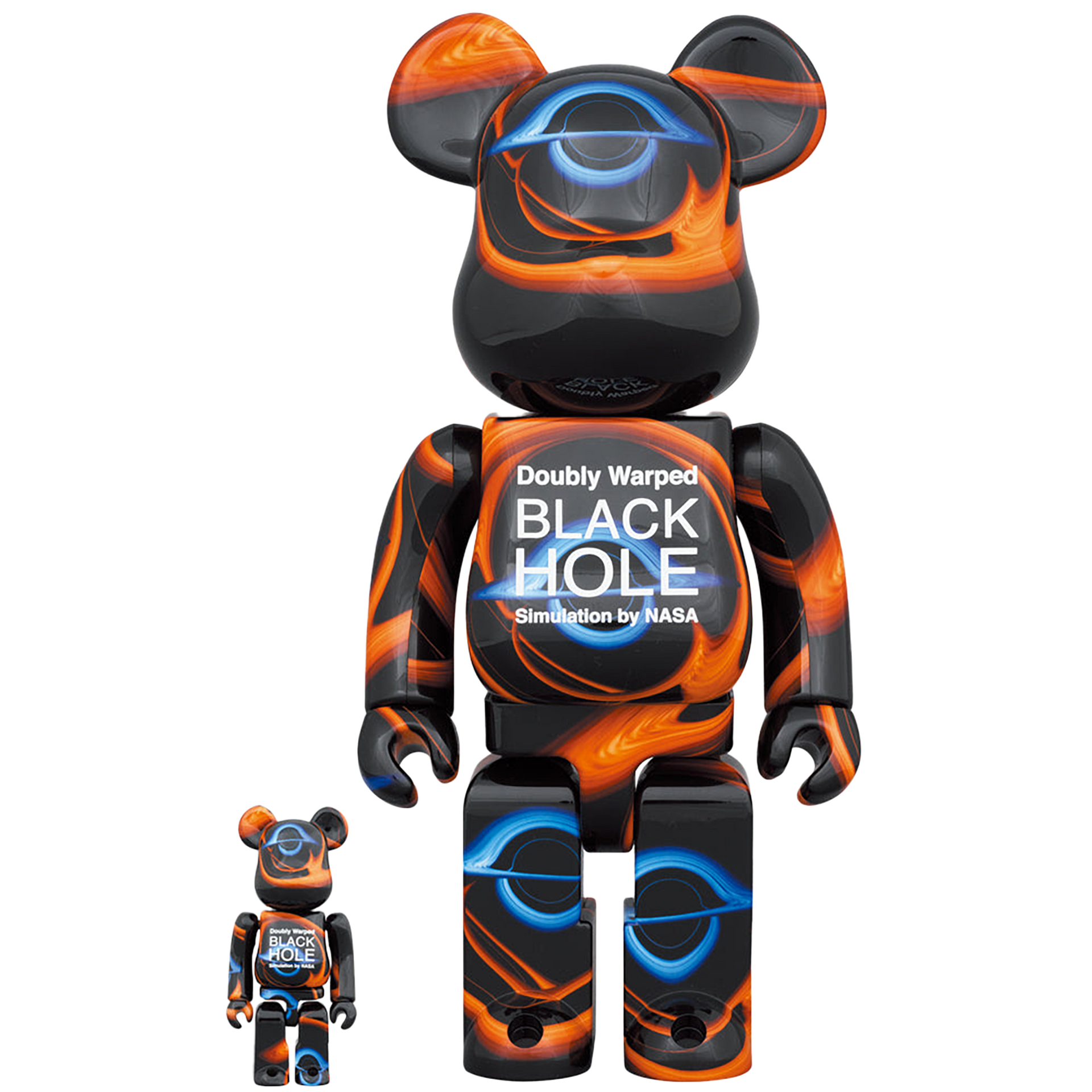 BE@RBRICK Doubly Warped BLACK HOLE 100％ & 400％ | MEDICOM TOY
