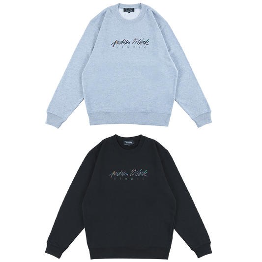 CREWNECK SWEATSHIRT "Jackson Pollock Studio 03"