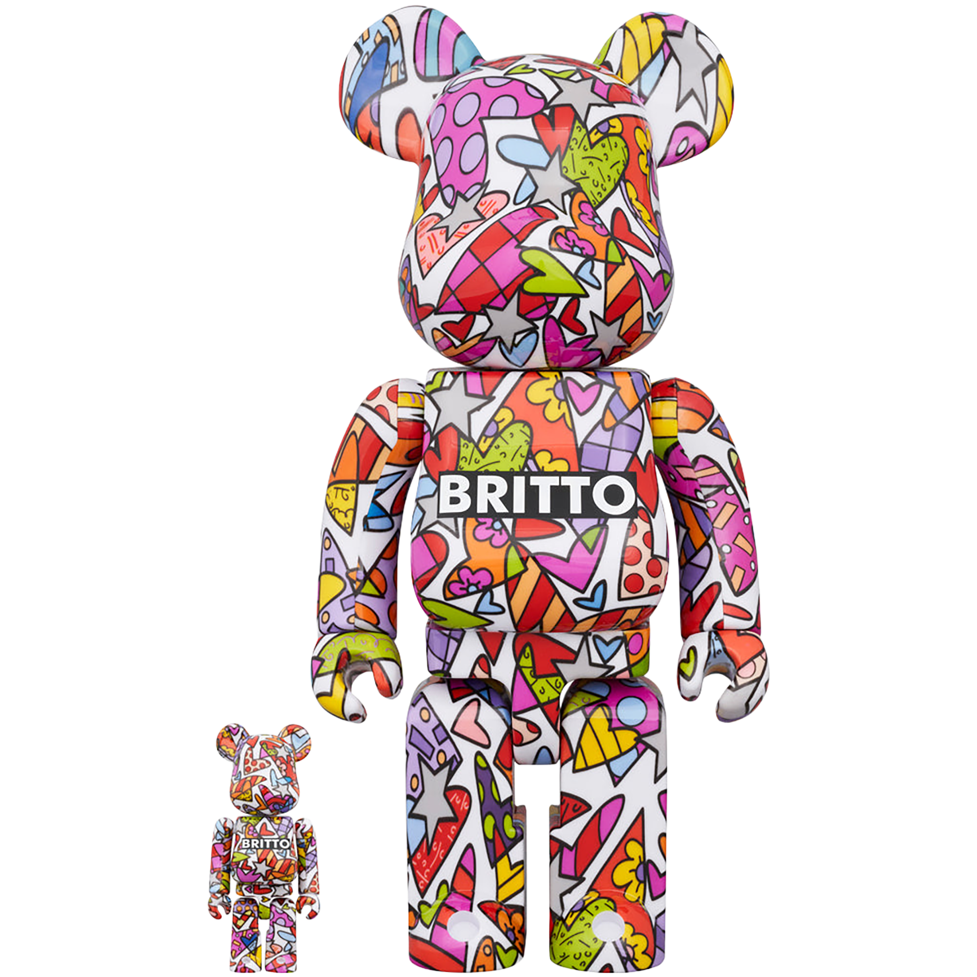BE@RBRICK ROMERO BRITTO HEART 100％ & 400％《2024年5月発売・発送予定 受注期間は2月10日まで》