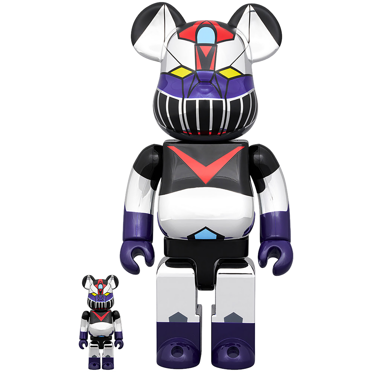 BE@RBRICK Great Mazinger Plated Ver. 100％ & 400％