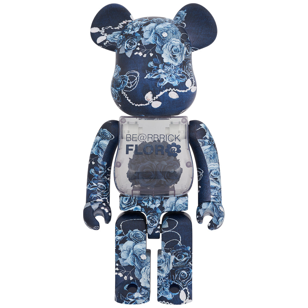 BE@RBRICK FLOR@ DENIM 1000%