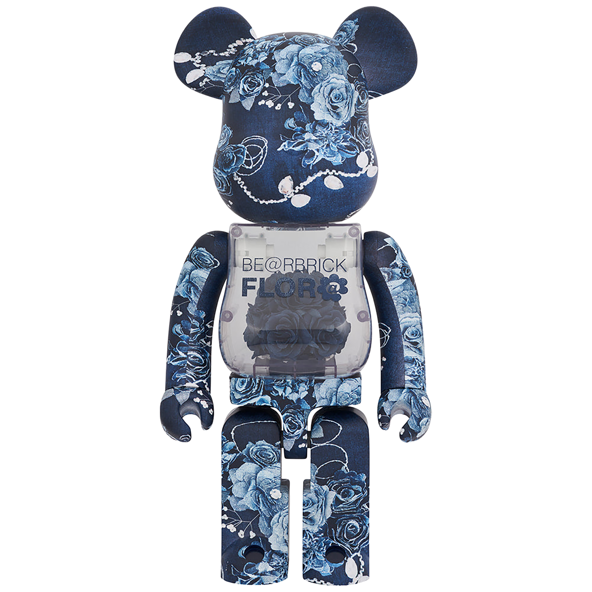 BE@RBRICK FLOR@ DENIM 1000%