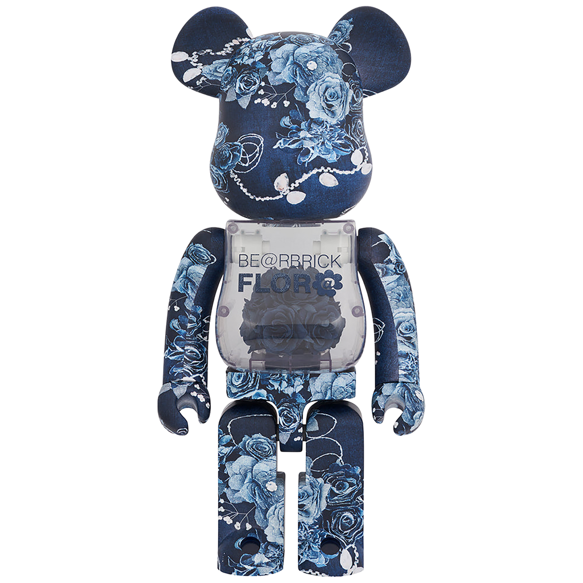 BE@RBRICK FLOR@ DENIM 1000%