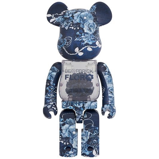 BE@RBRICK FLOR@ DENIM 1000%