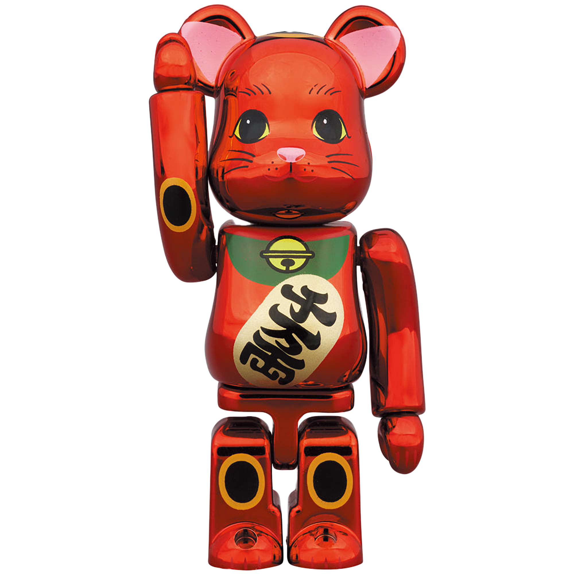 BE@RBRICK Maneki Neko Plum Gold Plating 100％