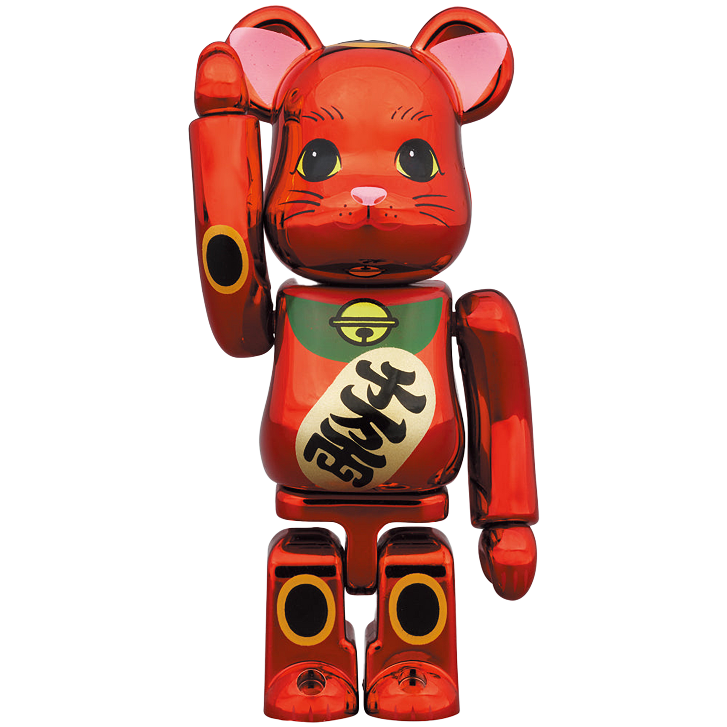BE@RBRICK Maneki Neko Plum Gold Plating 100％