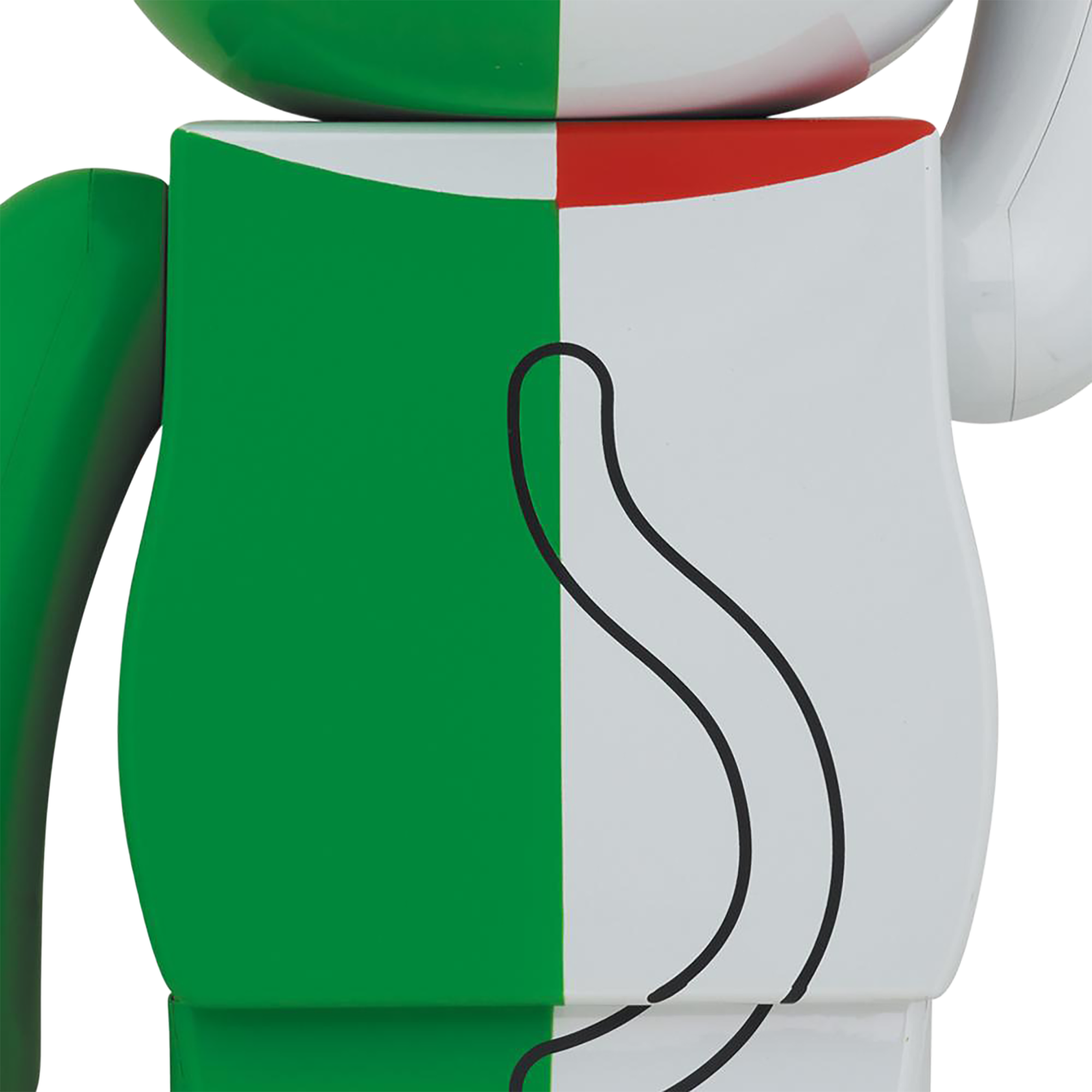 BE@RBRICK 招财猫白 x 绿 1000%