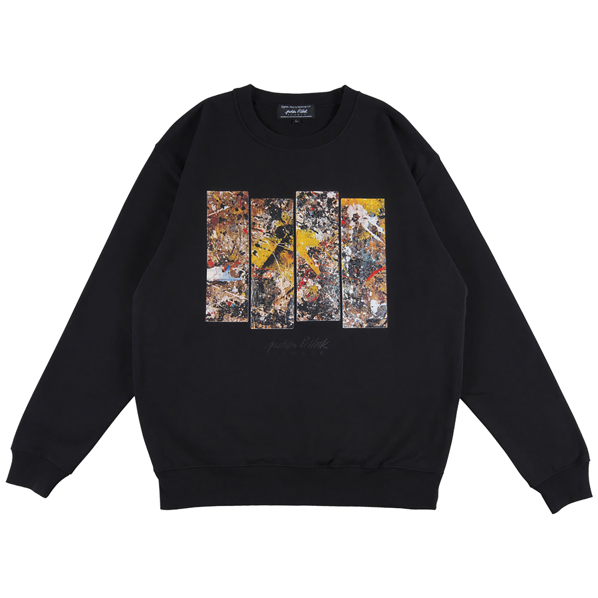 Jackson Pollock Studio CREWNECK SWEATSHIRT "Floor Boards 01"