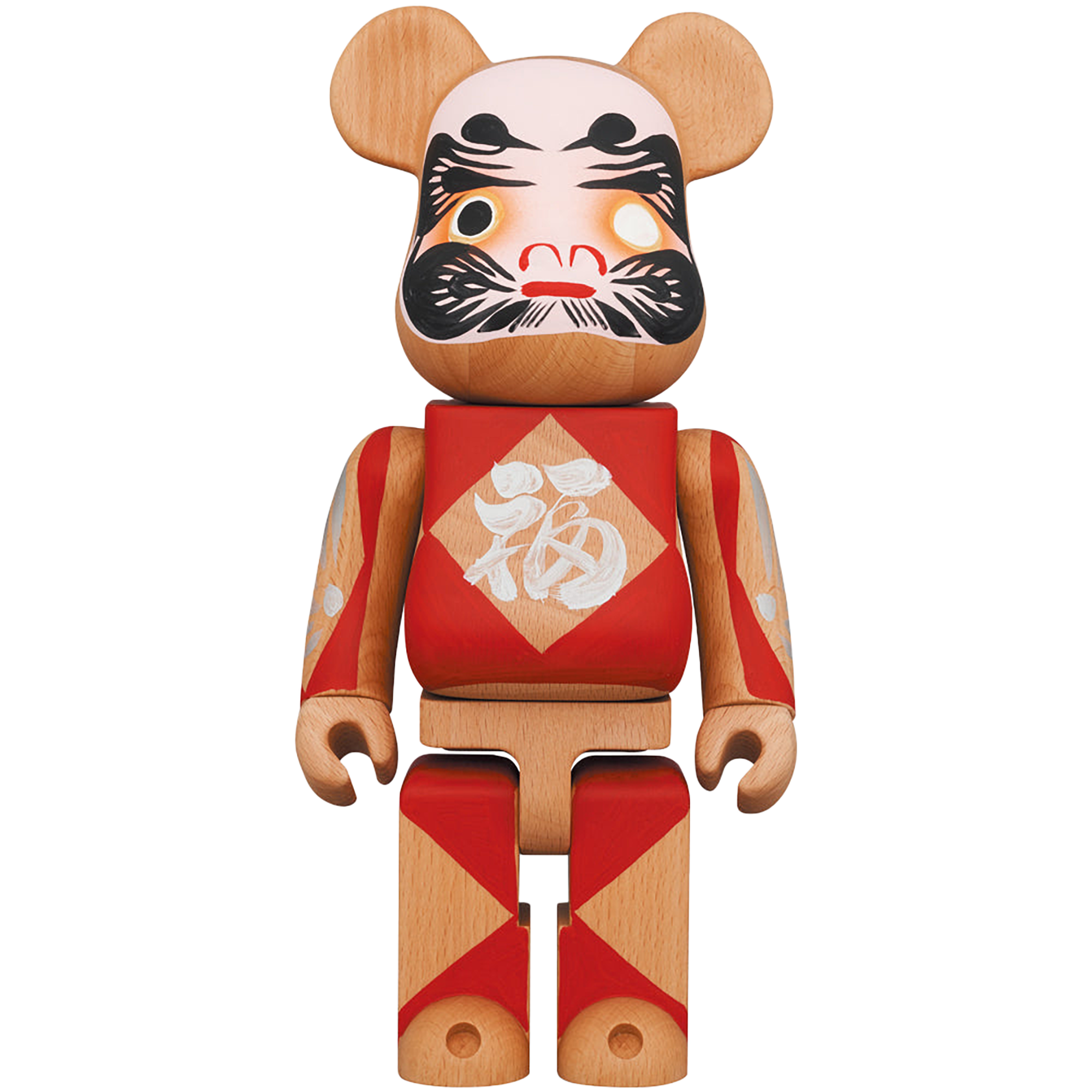 BE@RBRICK KARIMOKU Daruma 3 Silver 400％