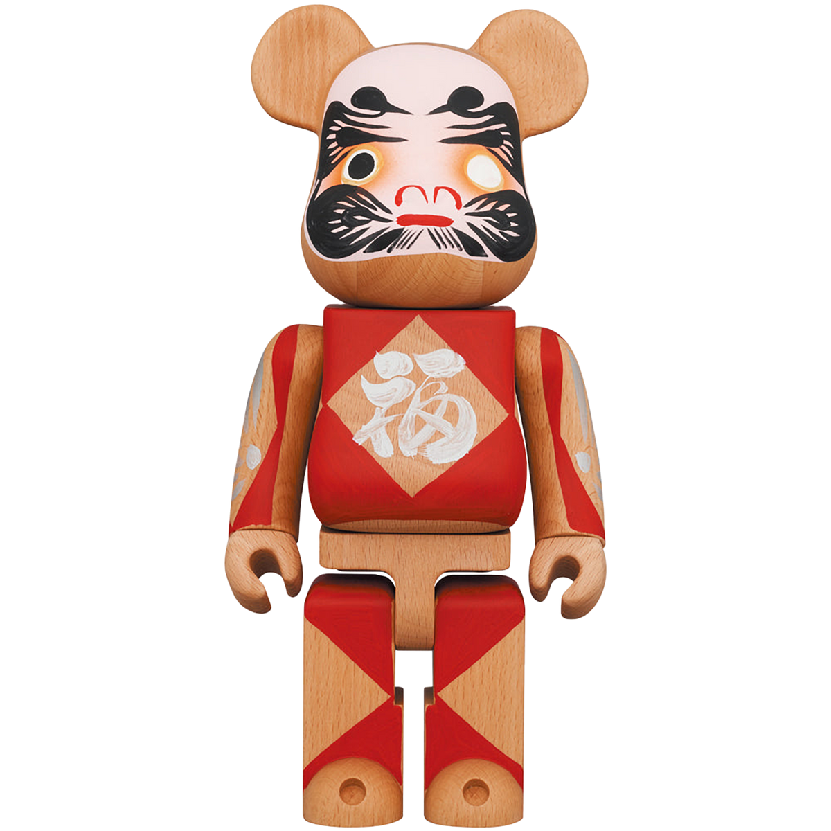 BE@RBRICK KARIMOKU Daruma 3 Silver 400％
