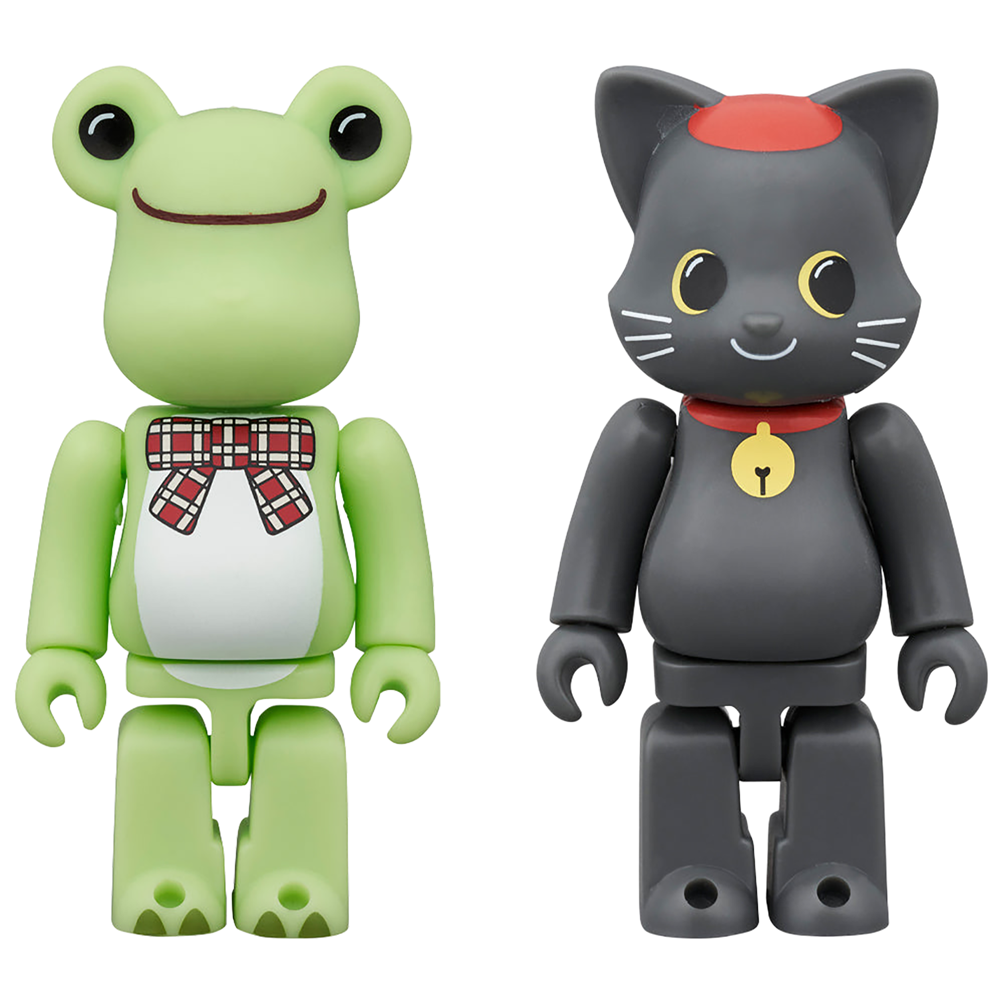 BE@RBRICK Pickles the Frog ＆ NY@BRICK Pierre the Black Cat 100％ 2 sets
