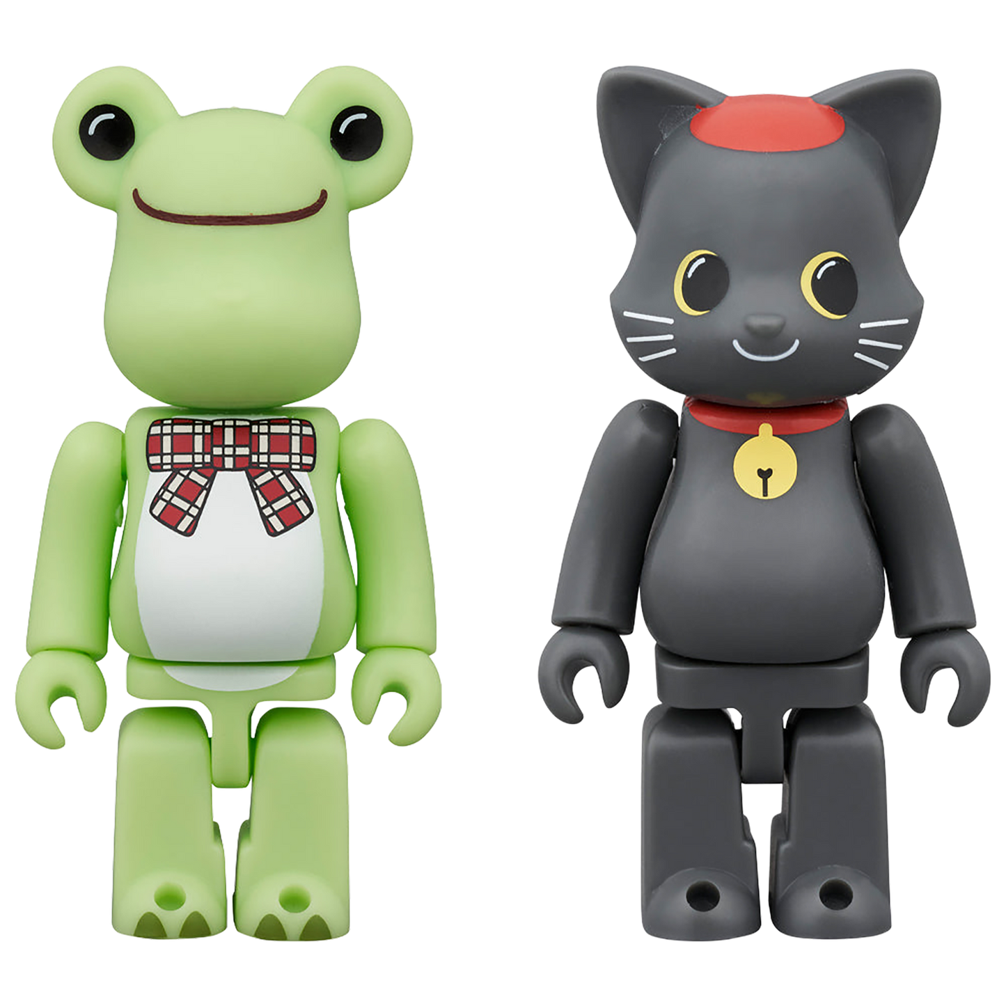 BE@RBRICK Pickles the Frog ＆ NY@BRICK Pierre the Black Cat 100％ 2 sets
