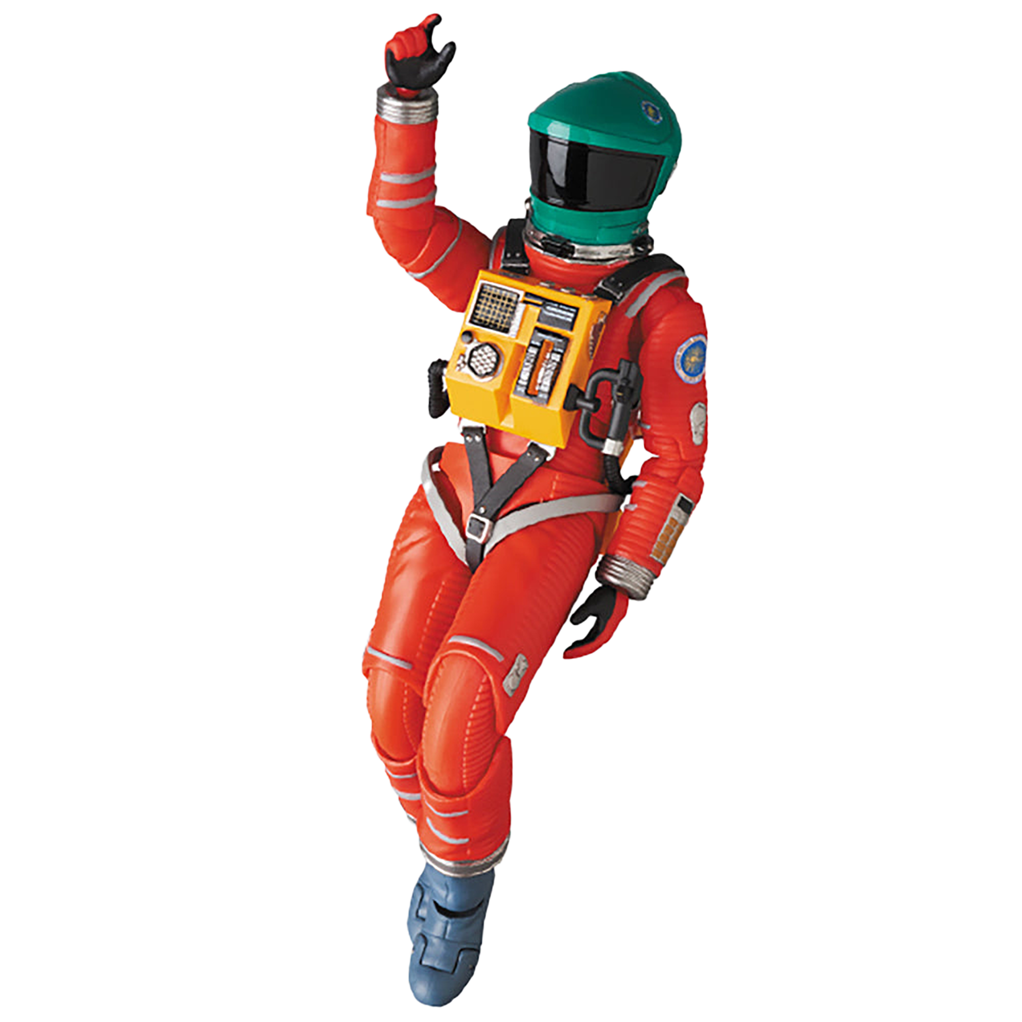 MAFEX SPACE SUIT GREEN HELMET & ORANGE SUIT Ver.