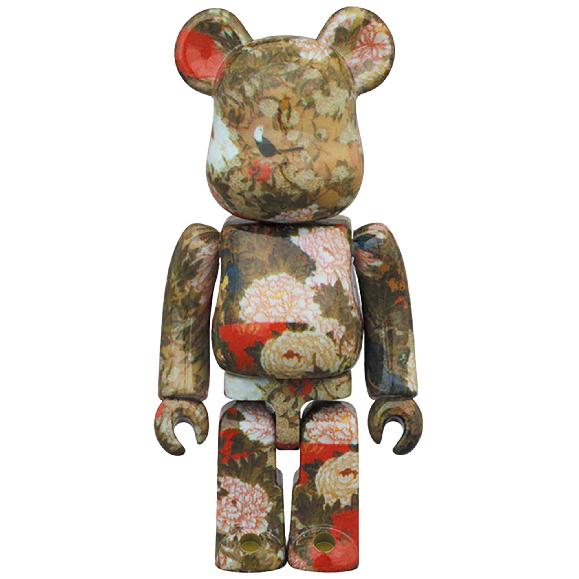 BE@RBRICK 伊藤若冲「牡丹小禽図」100％ & 400％