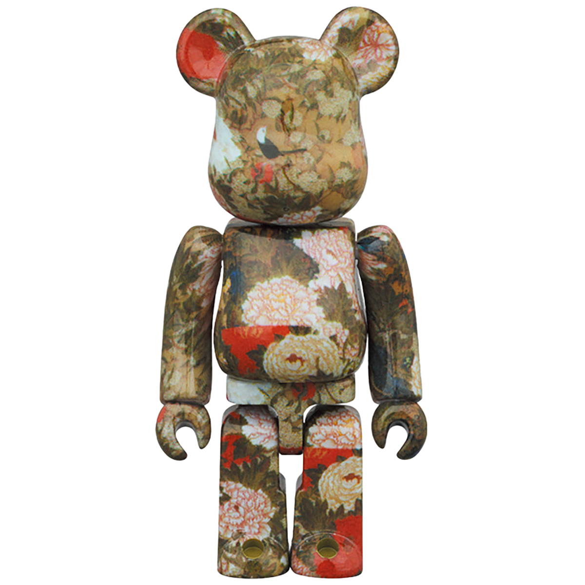 BE@RBRICK 伊藤若冲「牡丹小禽図」100％ & 400％