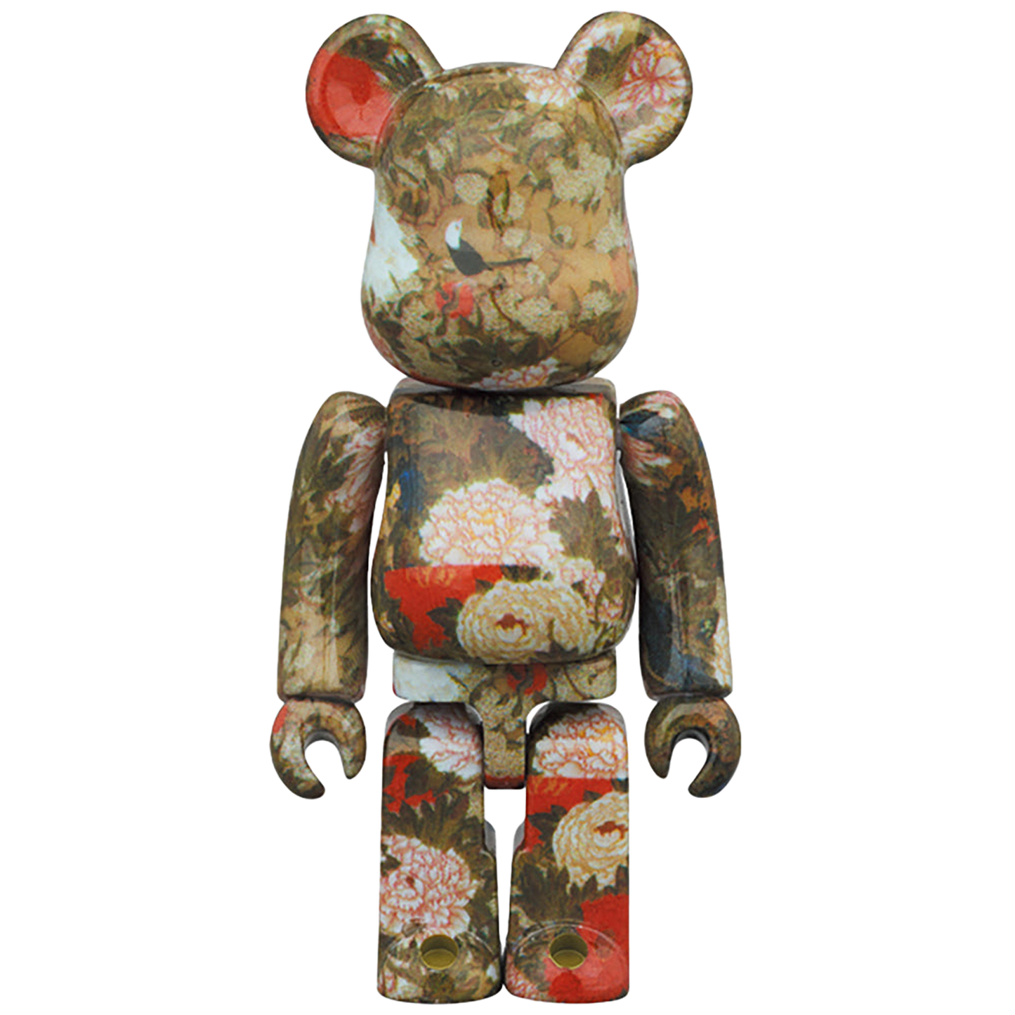 BE@RBRICK 伊藤若冲「牡丹小禽図」100％ & 400％