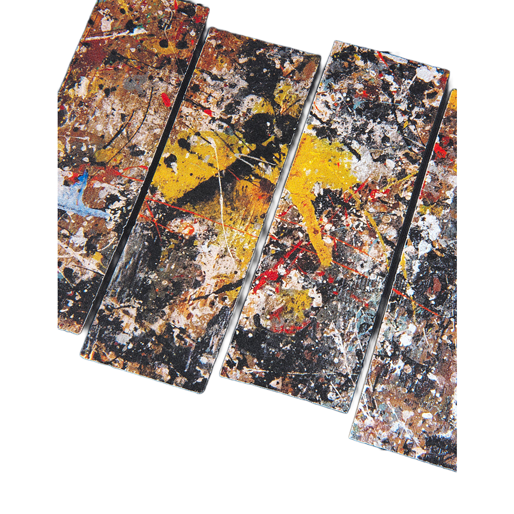 Jackson Pollock Studio CREWNECK SWEATSHIRT "Floor Boards 01"