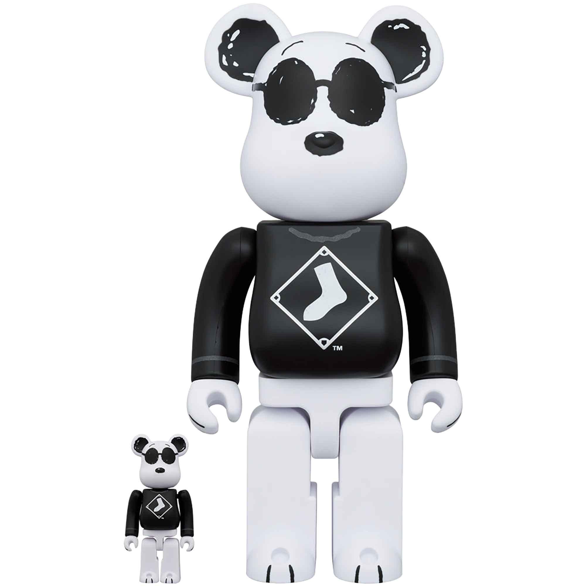 MLB × PEANUTS BE@RBRICK SNOOPY(WHITE SOX) 100％ & 400％《Planned to be shipped in late September 2024 / Order period is until March 10》