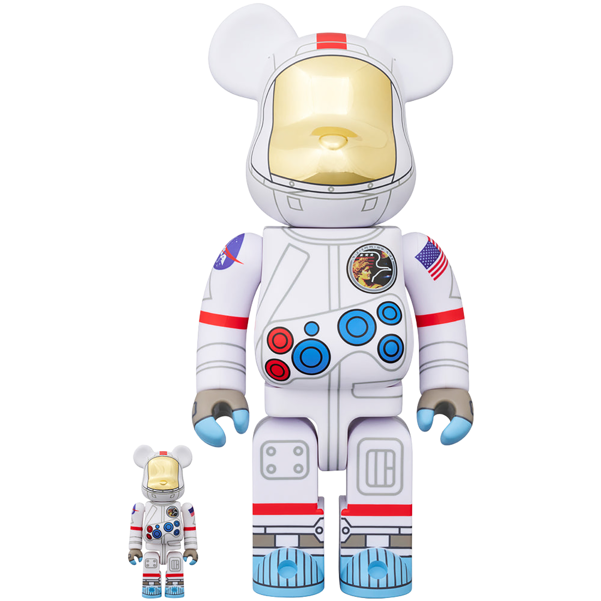 BE@RBRICK APOLLO17 ASTRONAUT 100％ & 400％《Planned to be shipped in late December 2024 / Order period is until September 10》
