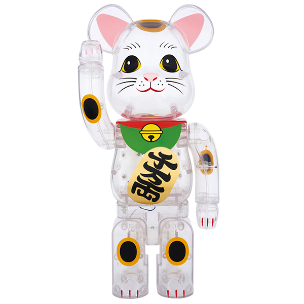BE@RBRICK 招き猫 透明400％ | MEDICOM TOY OFFICIAL STORE