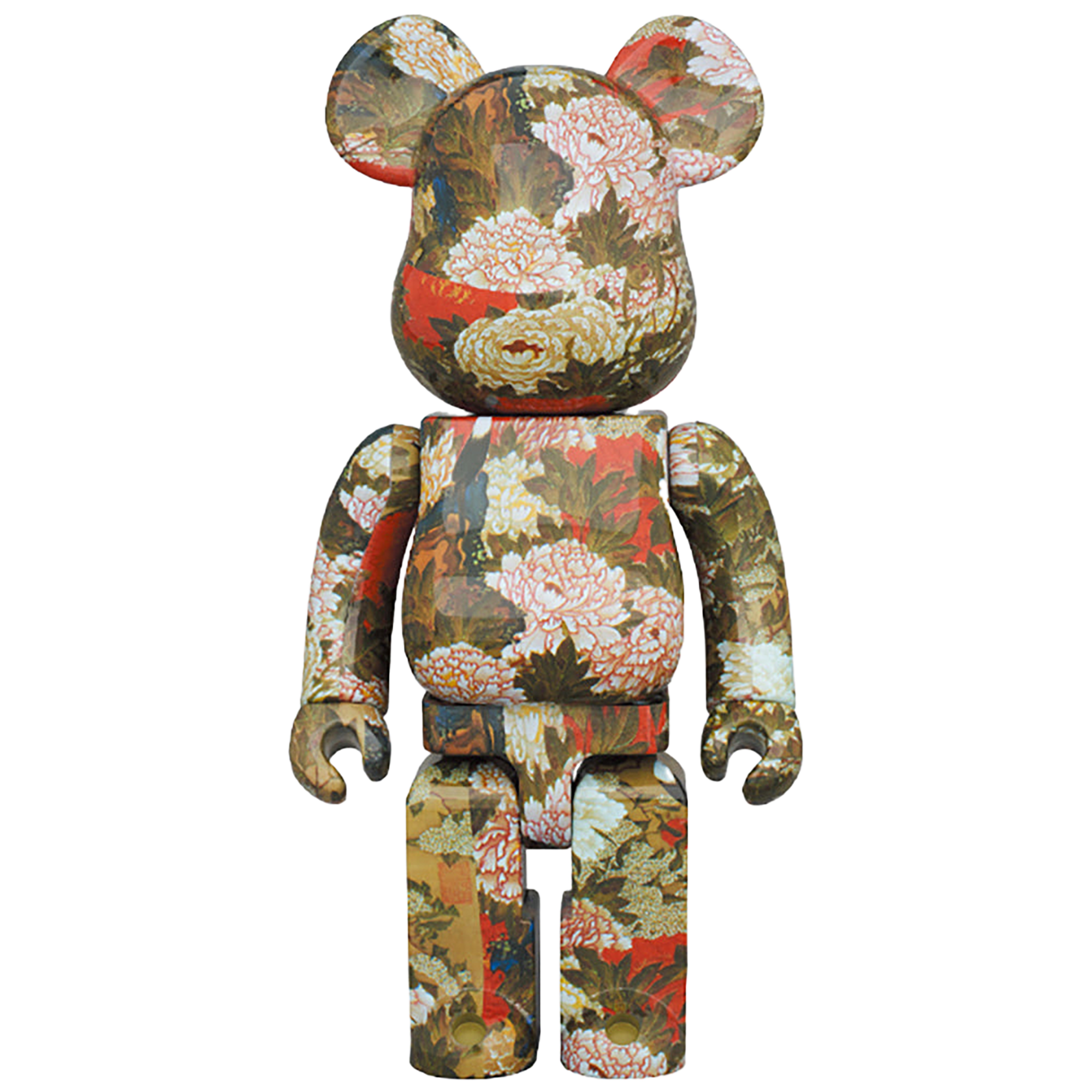 BE@RBRICK 伊藤若冲「牡丹小禽図」100％ & 400％