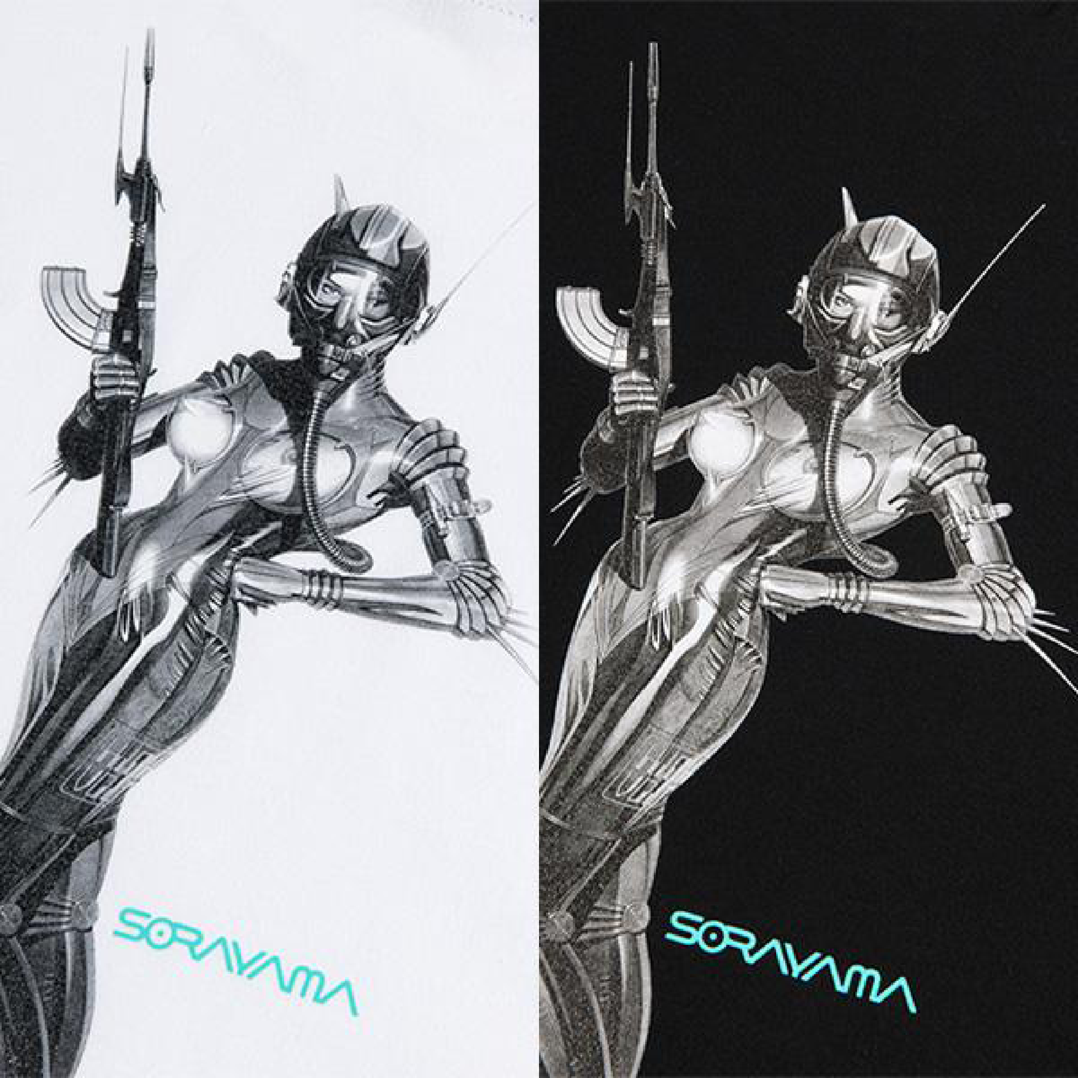 HAJIME SORAYAMA LONG SLEEVE TEE "COMMAND"