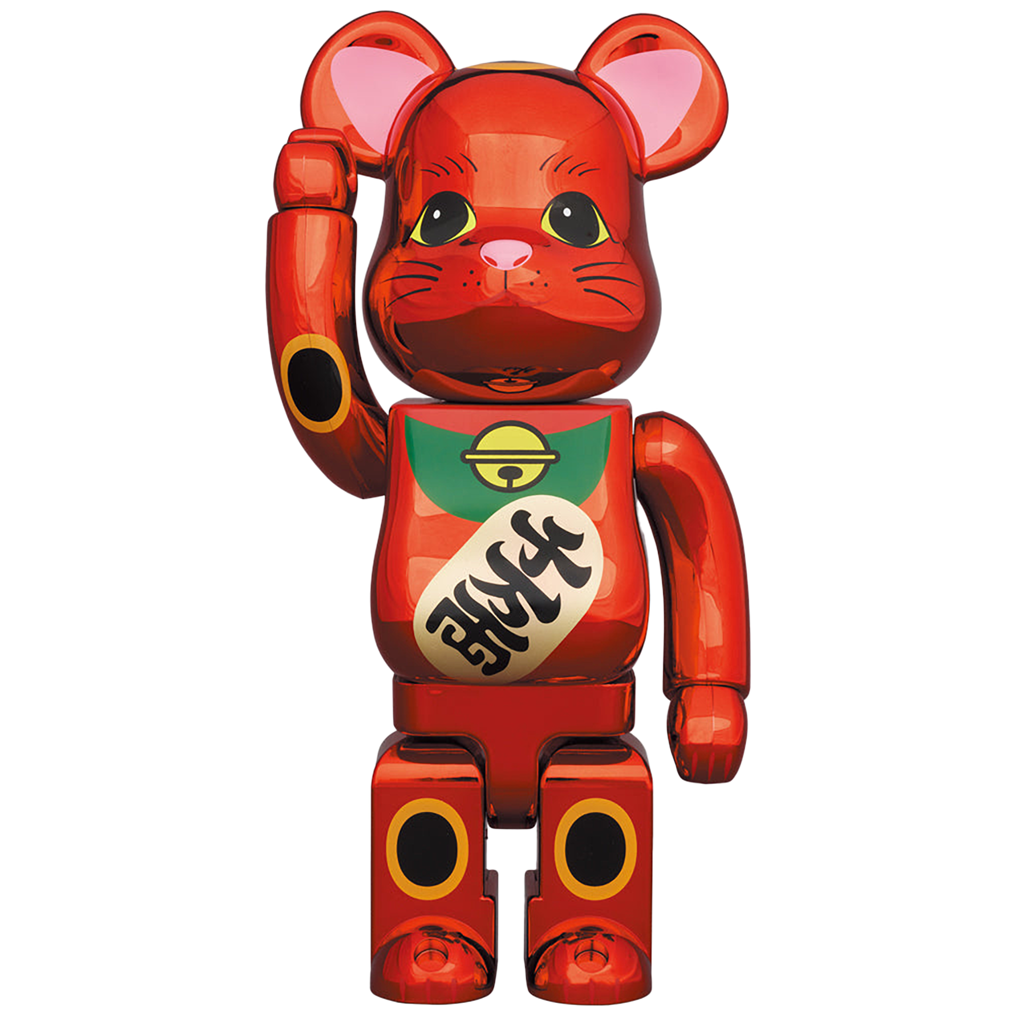 BE@RBRICK Maneki Neko Plum Gold Plating 400％