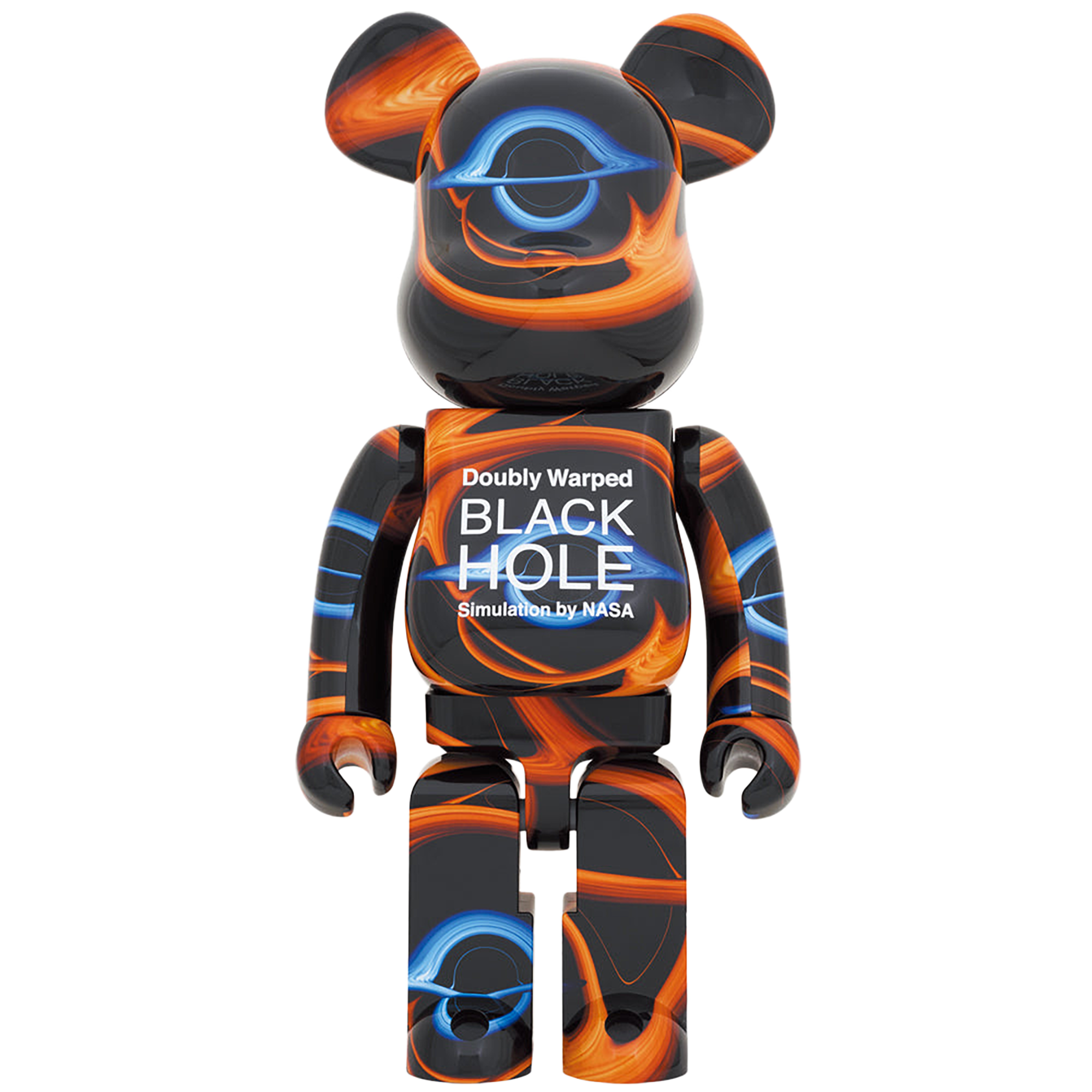 BE@RBRICK Doubly Warped BLACK HOLE 1000％