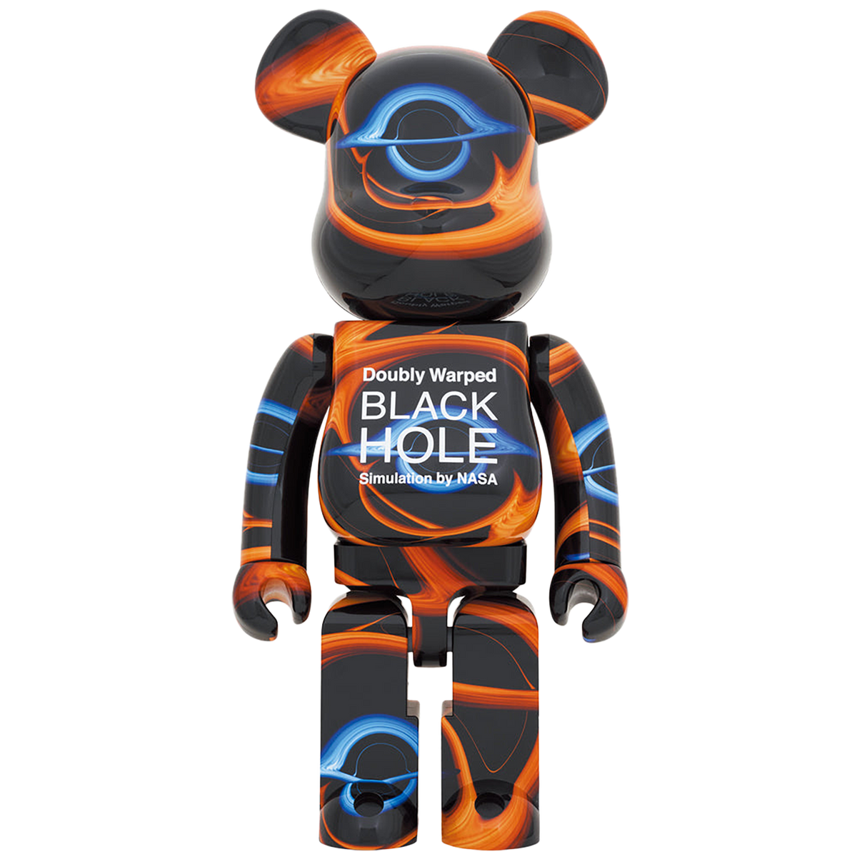 BE@RBRICK Doubly Warped BLACK HOLE 1000％