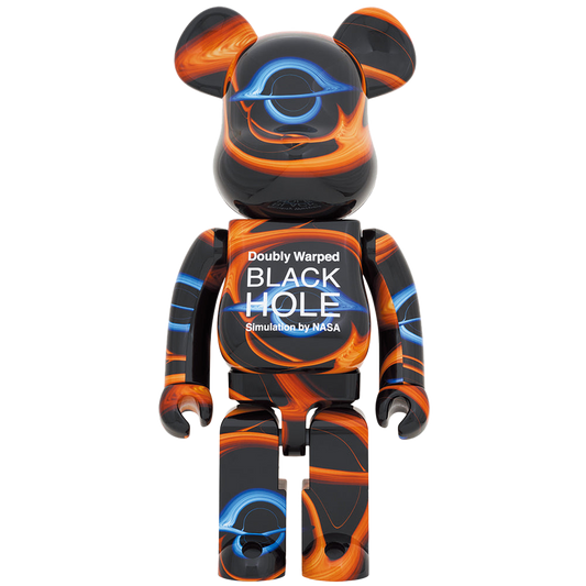 BE@RBRICK Doubly Warped BLACK HOLE 1000％