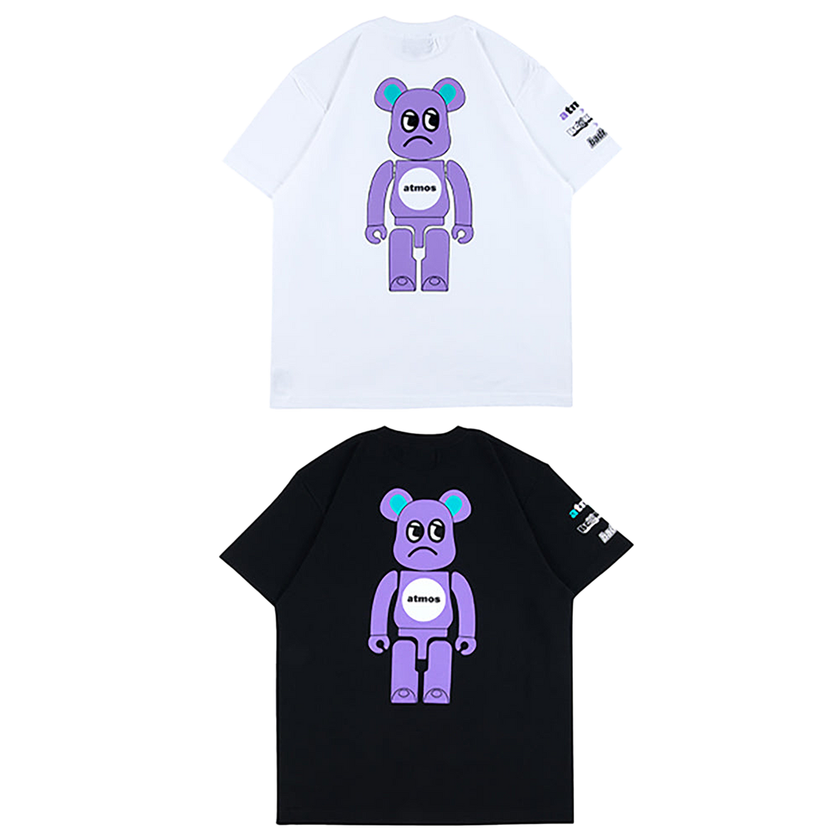 atmos × BE@RBRICK × BADMOOD S/S TEE