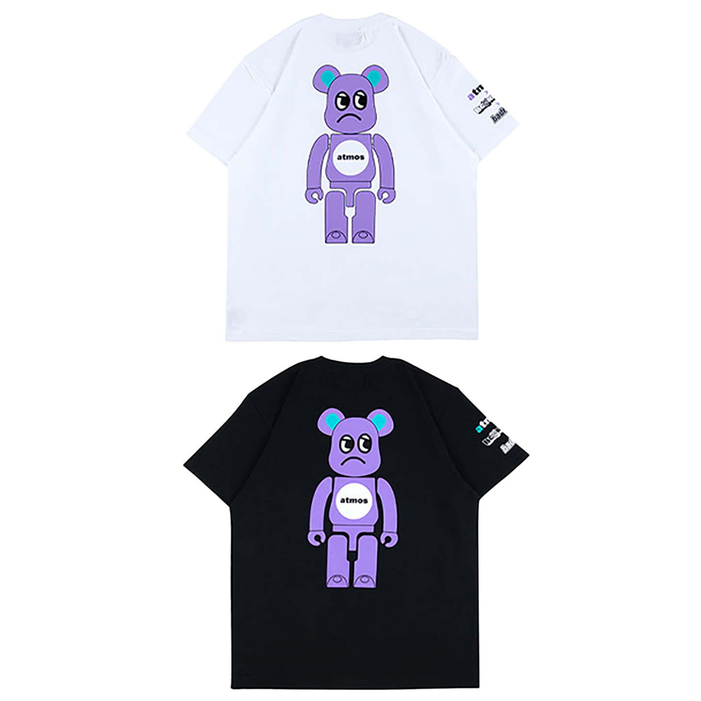 atmos × BE@RBRICK × BADMOOD S/S TEE