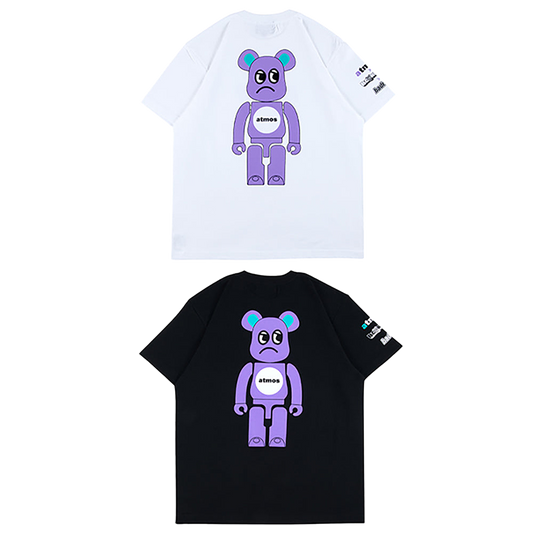 atmos × BE@RBRICK × BADMOOD S/S TEE