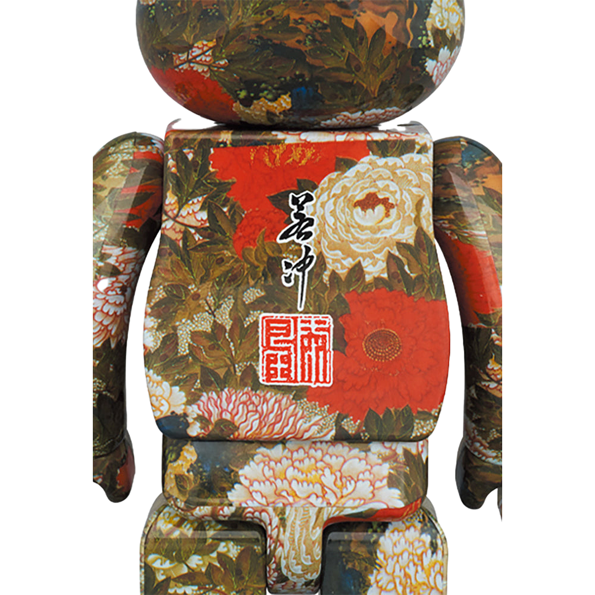 BE@RBRICK 伊藤若冲「牡丹小禽図」100％ & 400％