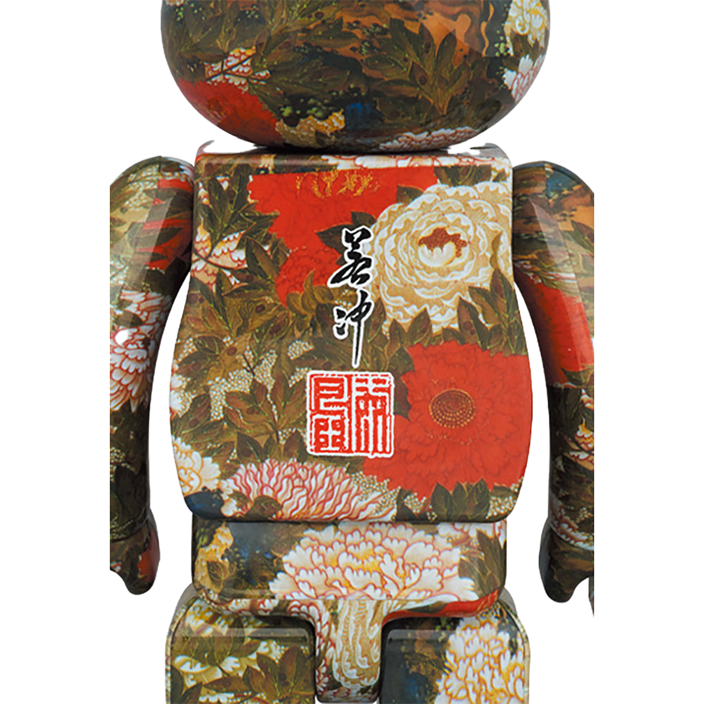 BE@RBRICK 伊藤若冲「牡丹小禽図」100％ & 400％