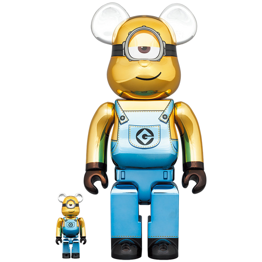 BE@RBRICK STUART Chrome Ver. 100％ & 400％