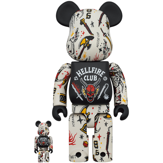 BE@RBRICK Stranger Things Hellfire Club 100％ & 400％《2023年11月発売・発送予定 受注期間は5月10日まで》