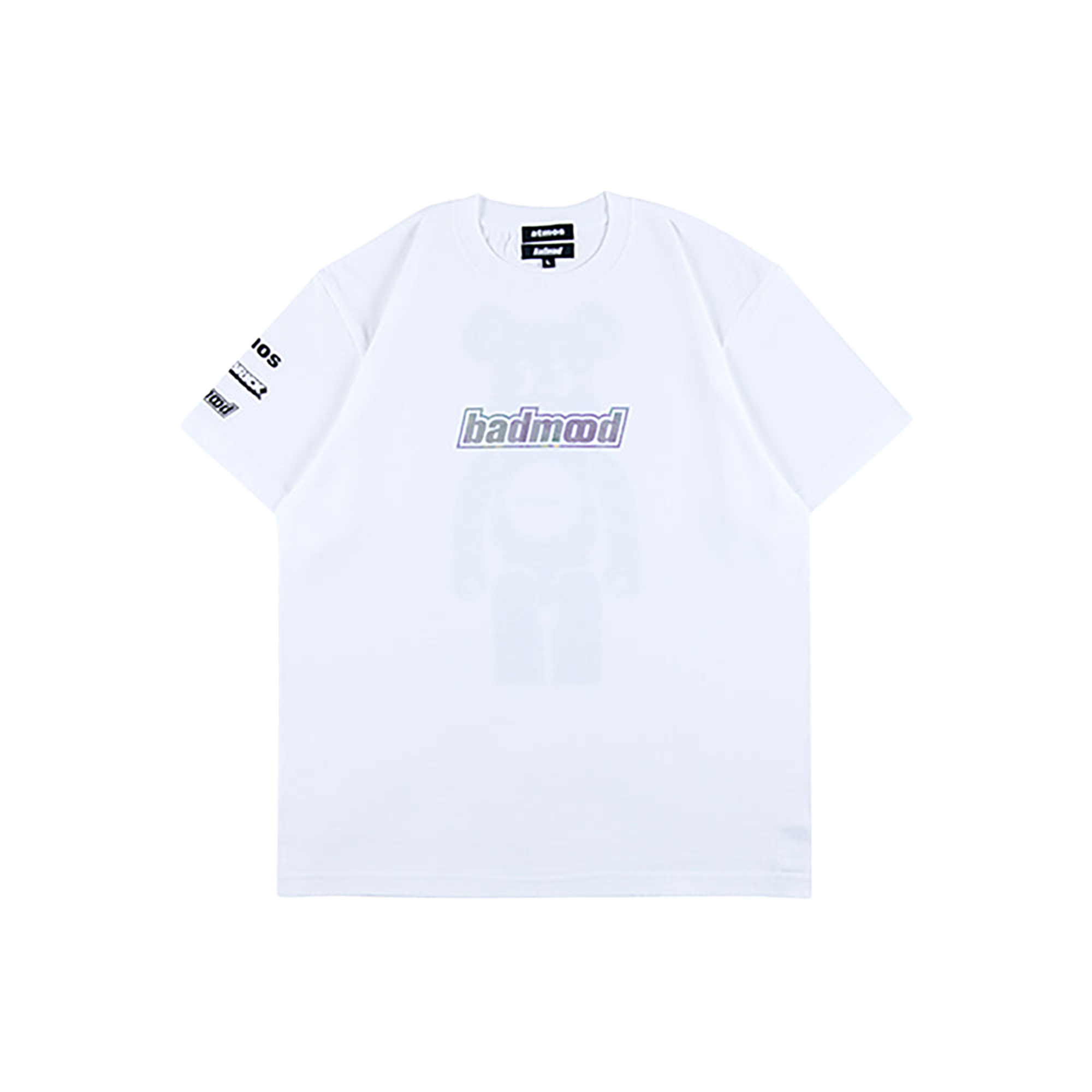 atmos × BE@RBRICK × BADMOOD S/S TEE