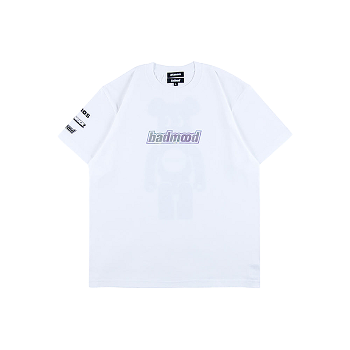 atmos × BE@RBRICK × BADMOOD S/S TEE