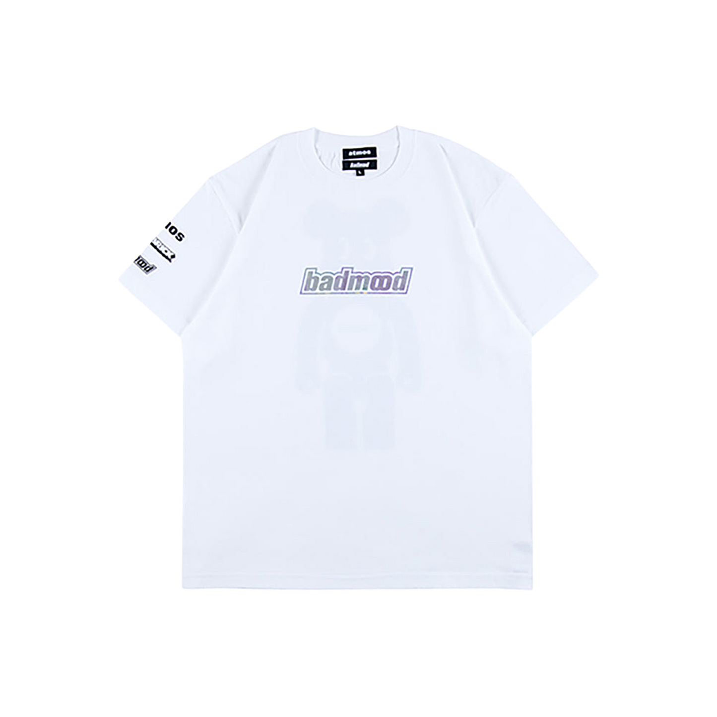 atmos × BE@RBRICK × BADMOOD S/S TEE