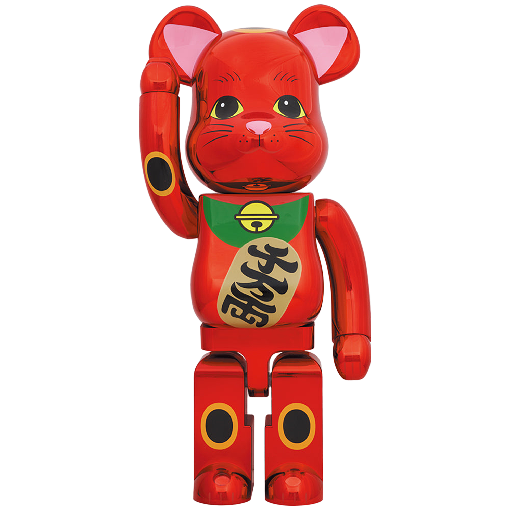 BE@RBRICK Maneki Neko Plum Gold Plating 1000％