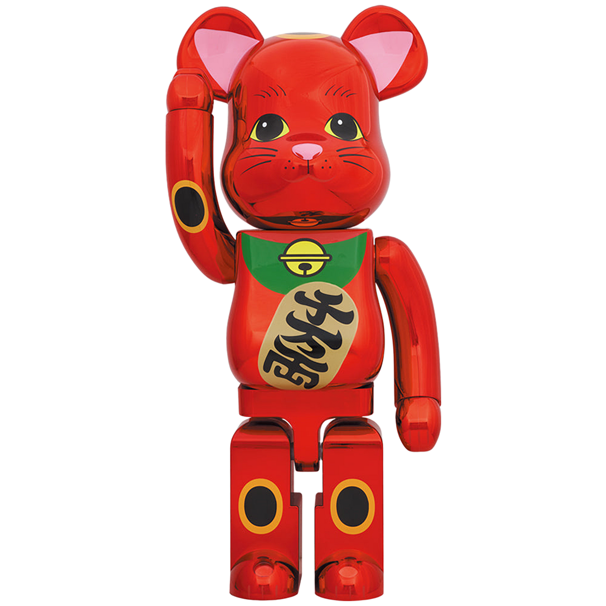 BE@RBRICK Maneki Neko Plum Gold Plating 1000％