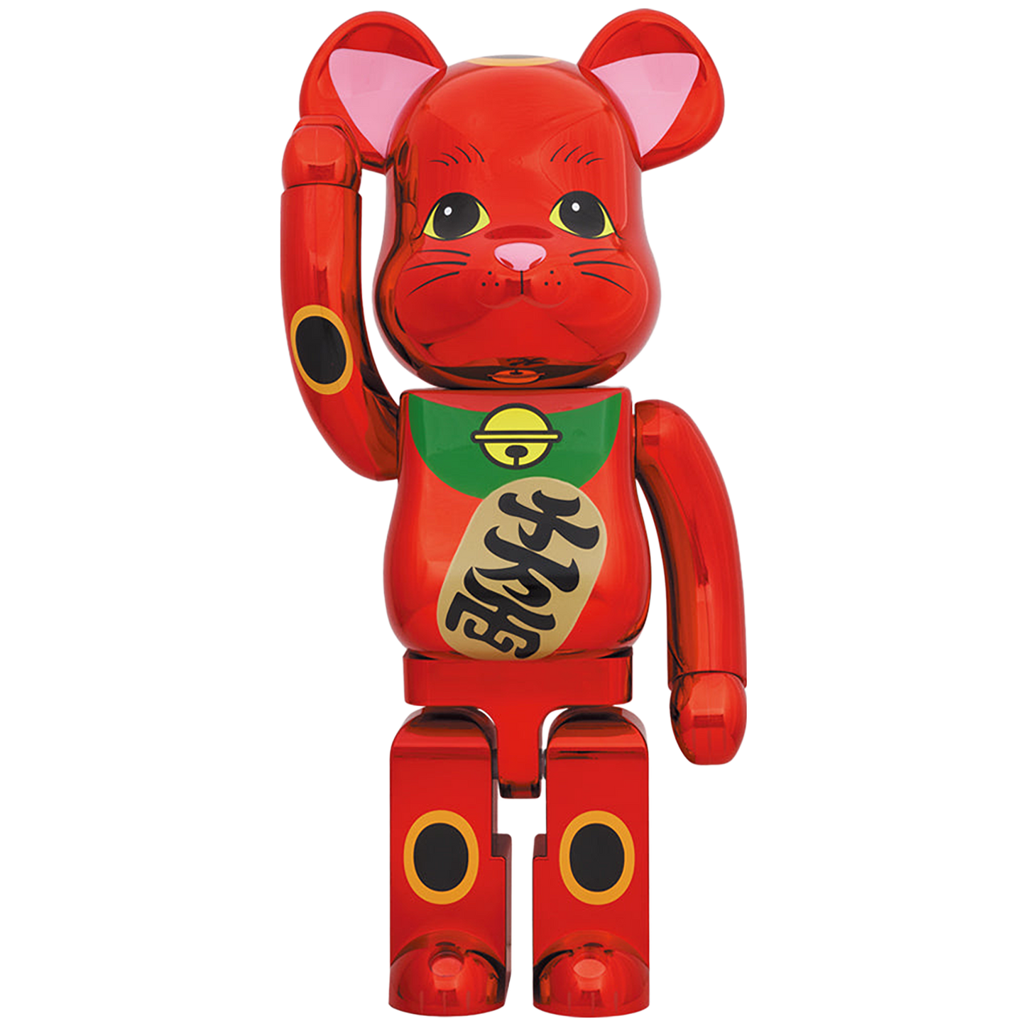 BE@RBRICK Maneki Neko Plum Gold Plating 1000％