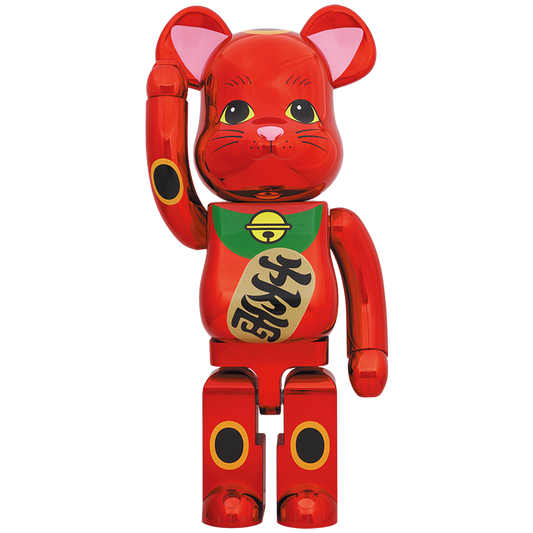 BE@RBRICK Maneki Neko Plum Gold Plating 1000％
