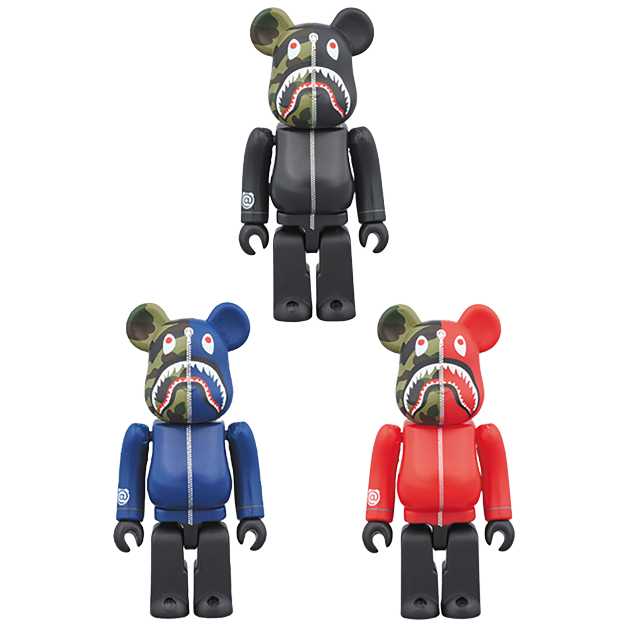 1st CAMO SHARK BE@RBRICK 100％
